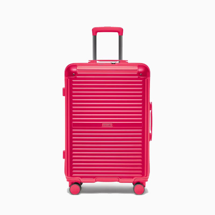 Średnia walizka PUCCINI DALLAS PC034B 3 Czerwona