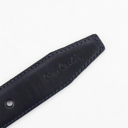 Pasek męski skórzany PIERRE CARDIN PSN 6206 Niebieski