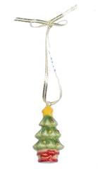 Zawieszka choinka porcelanowa