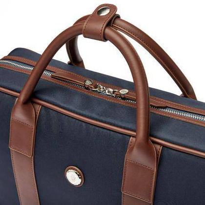 Teczka na dokumenty Button Navy & Brown