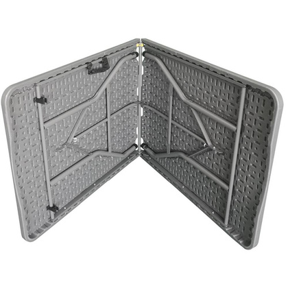 Stół cateringowy bankietowy składany w walizkę 180x70cm max.120kg szary