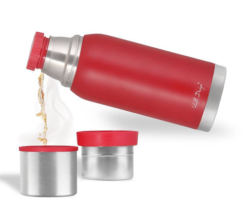 Termos turystyczny 1l FUORI czerwony 8531