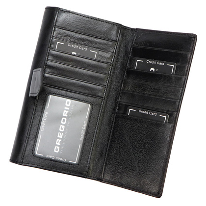 Portfel damski skórzany PELLUCCI IT-122 czerwony