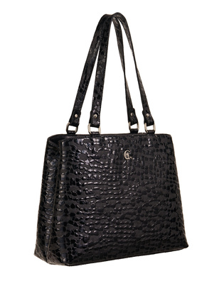 Elegancka skórzana torebka damska Canaletto – unikalna faktura przypominająca krople TD905s258