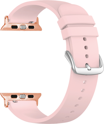 LAVVU Jasnoróżowy silikonowy pasek do zegarka dla APPLE WATCH 38-40 mm