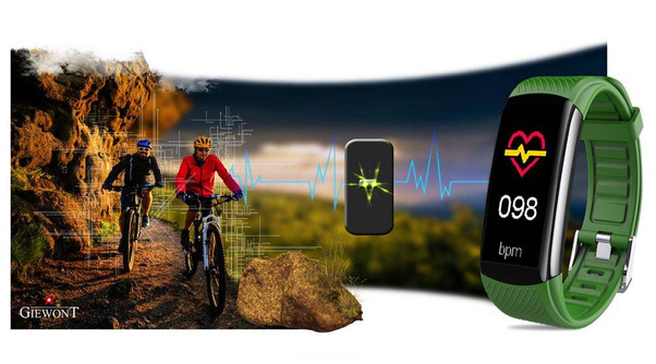 Smartband Giewont GW200-5 + Dodatkowy pasek zielony