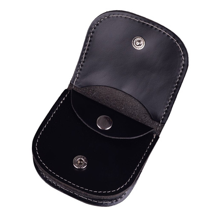 Portfel męski/Podkówka skórzana KEMER HG002 Czarny - min. zamówienie 20 / 50 / 100 szt.