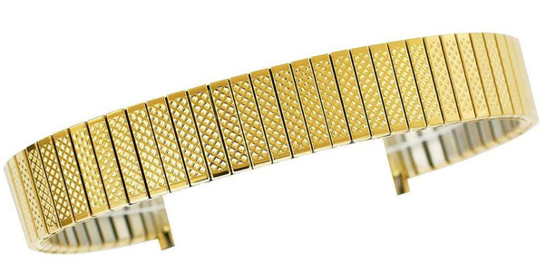 Bransoleta rozciągana Złota HQ 12 do 16 mm 126G-12/16