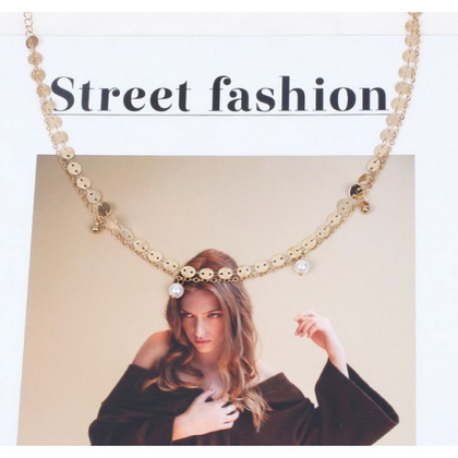 NASZYJNIK DELIKATNY CHOKER PODWÓJNY N555Z