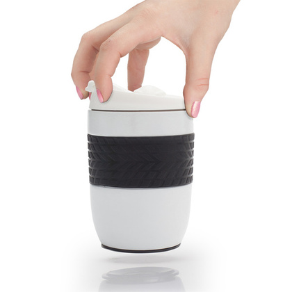 Kubek izotermiczny UPOMINKARNIA Offroader 200 ml Biały