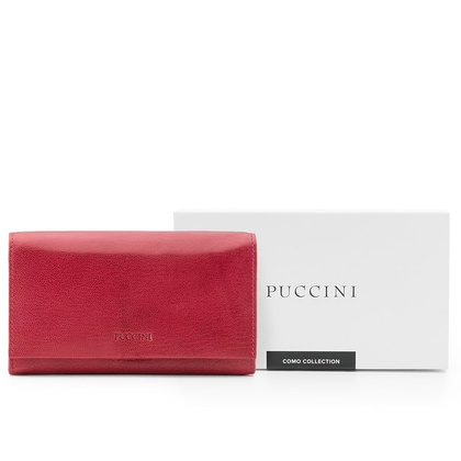 Portfel damski skórzany PUCCINI COMO CO1706 3 Czerwony