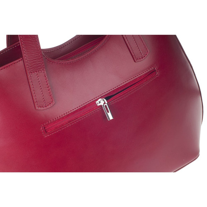 Torebka damska skórzana KEMER 332 Czerwona - min. zamówienie 20 / 50 / 100 szt.