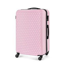 Średnia walizka KEMER SOLIER 870 Jasnoróżowa - min. zamówienie 20 / 50 / 100 szt.