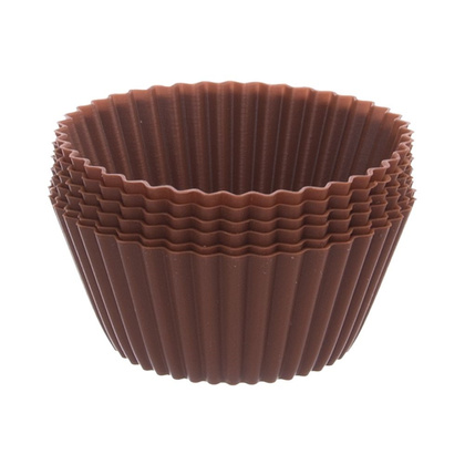 Forma silikonowa do pieczenia muffinek babeczek na muffinki silikonowa foremki 6 sztuk