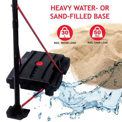 Zestaw regulowany do koszykówki Dunlop 1.65-2.05m 3w1