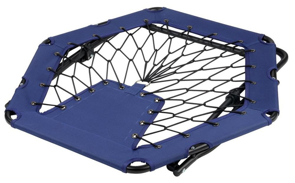 Krzesło bungee CHILL OUT, czarny, niebieski