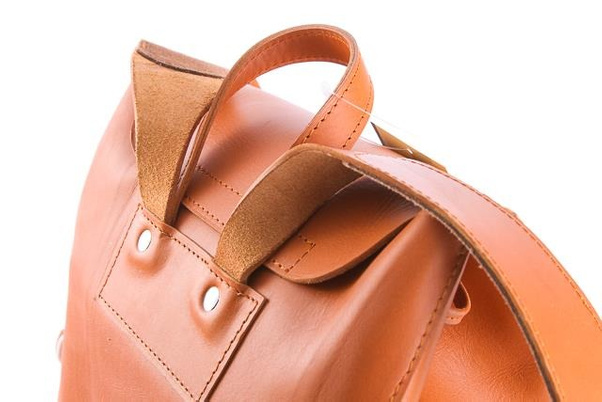 Ogromny plecak skórzany KEMER VOOC Vintage P40 koniak