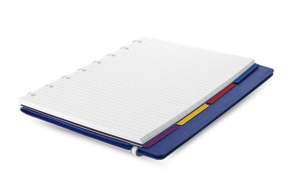 Notebook fILOFAX CLASSIC A5 blok w linie, niebieski