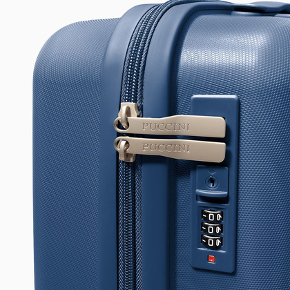 Duża walizka PUCCINI TURIN PP030A 7A Granatowa