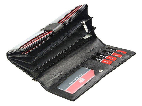 Portfel damski skórzany PIERRE CARDIN 05 LINE 102 Popielaty