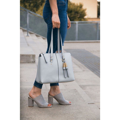 Torebka damska na ramię KEMER SOLIER FB34 Szara - min. zamówienie 20 / 50 / 100 szt.