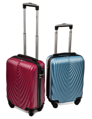 Mała walizka podróżna 663 XM BORDOWY