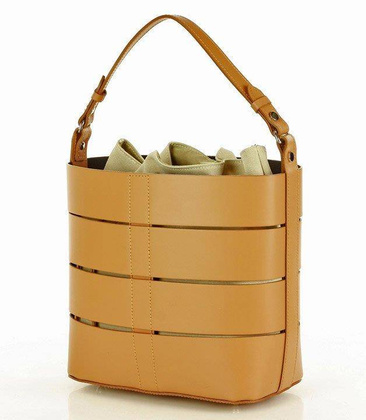 MARCO MAZZINI Torba skórzana bucket letaher elegante bag camel - min. zamówienie 20 / 50 / 100 szt.