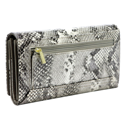 Portfel damski skórzany PELLUCCI SNR-102 popiel