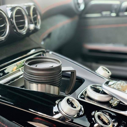 Kubek termiczny EL PASO 400 ml Szary