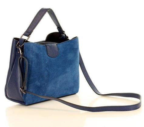 MARCO MAZZINI Elegancki kuferek skórzana listonoszka camera bag nubuk leather granat - min. zamówienie 20 / 50 / 100 szt.