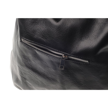 Torebka damska skórzana KEMER 407 Czarna - min. zamówienie 20 / 50 / 100 szt.