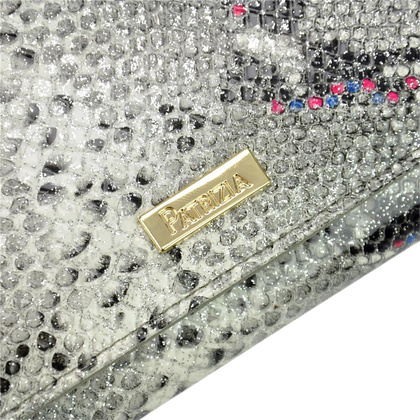 Portfel damski skórzany PELLUCCI SN-106 RFID Popiel / Pomarańcz