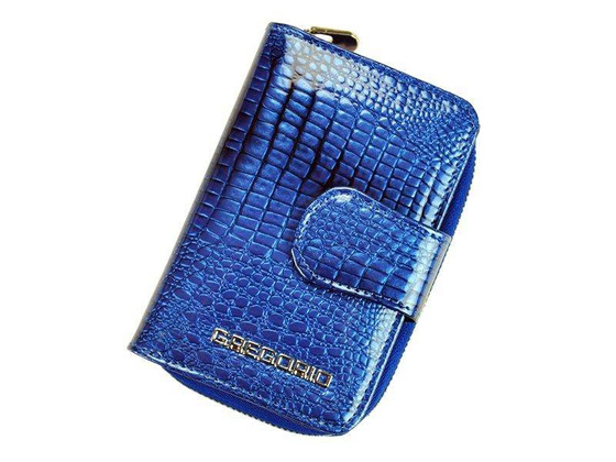 Portfel damski skórzany PELLUCCI GF115 Niebieski