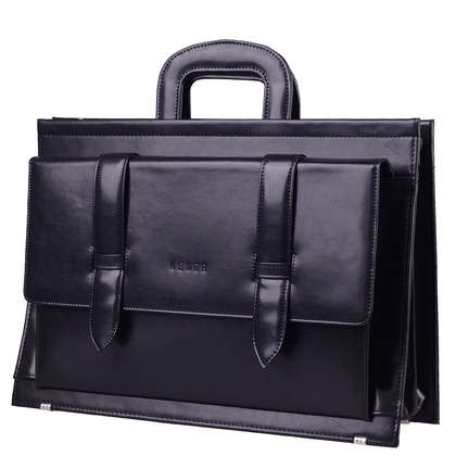 Teczka męska skórzana KEMER B 655/DW Czarna