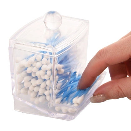 Pojemnik podajnik na patyczki kosmetyczne higieniczne do uszu