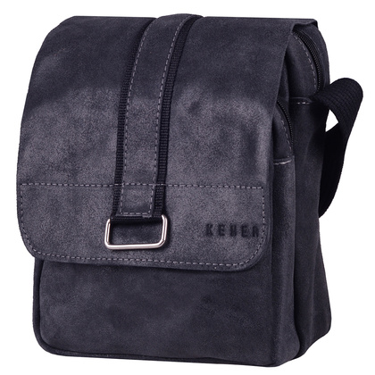 Torba na ramię skórzana KEMER CH 1201S Czarna - min. zamówienie 20 / 50 / 100 szt.