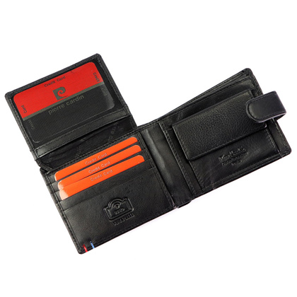 PORTFEL SKÓRZANY Pierre Cardin YS606 8825A czarny