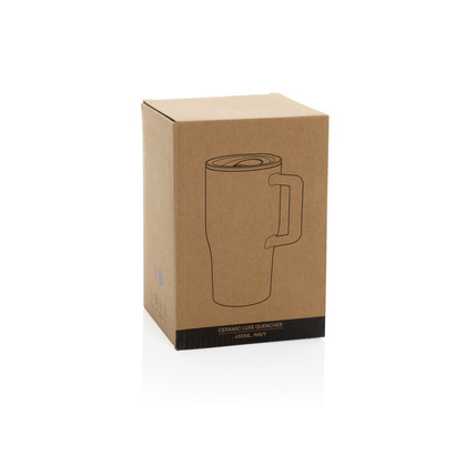 Ceramiczny kubek podrożny 490 ml