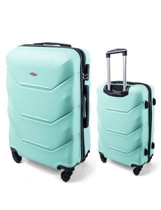 Duża walizka KEMER RGL 720 L Miętowy