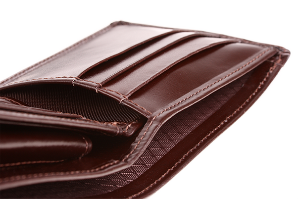 Skórzany portfel męski KEMER VOOC PPM6 Czarny