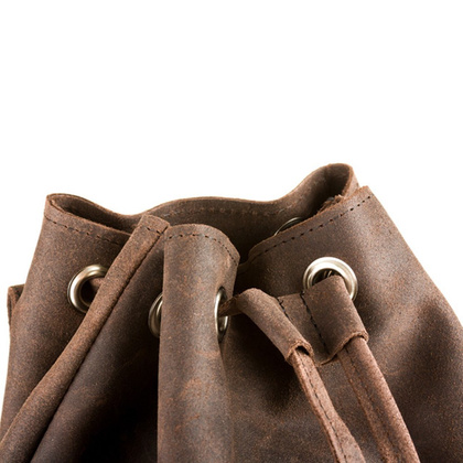 Plecak ze skóry naturalnej KEMER VOOC RDW6 Brązowy