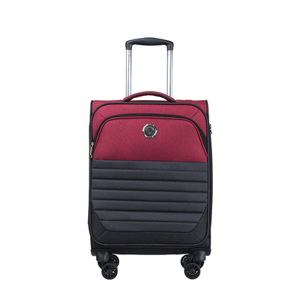 Mała kabinowa walizka PUCCINI MALMO EM50710C 3 Czerwono czarna