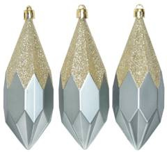 Kpl. 3 bombek podłużnych zielonych