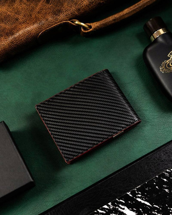 Elegancki skorzany portfel meski z systemem RFID