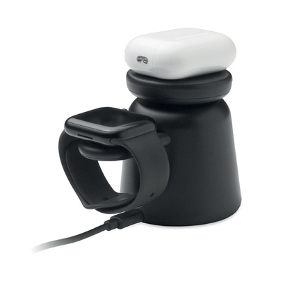 Ładowarka bezprzew 3 w 1, 15 W