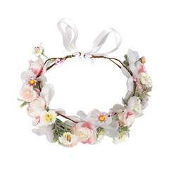 Wianek opaska wianuszek kwiaty  BOHO W113