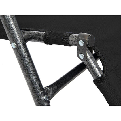 Fotel wielopozycyjny Level z zagłówkiem czarny