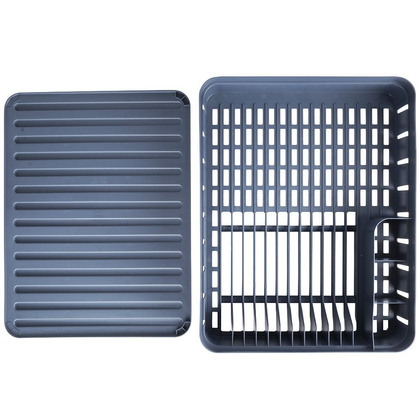 Suszarka na naczynia ociekacz do naczyń szara loft 39,8x31x12 cm