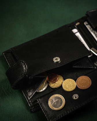 Skórzany portfel męski na zatrzask