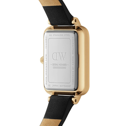 ZEGAREK DAMSKI DANIEL WELLINGTON Quadro Pressed Sheffield Gold 20mm DW00100560 + BOX
